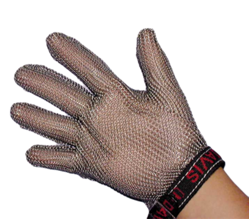 Omcan USA 13562 Stainless Steel Double Extra Small Mesh Glove