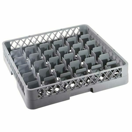 Omcan USA 43503 19.7" H x 19.7" W x 4" D 36 Compartments Dishwasher Glass Rack