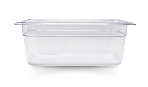Omcan USA 80062 3.94" H Clear Polycarbonate 0.25 Size Food Pan