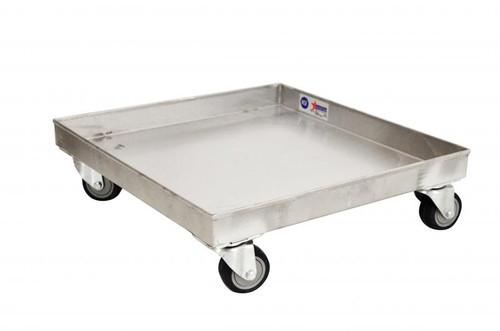 Omcan USA 31858 661 Lb. Load Capacity 16 Gauge Stainless Steel Dish Rack Cart