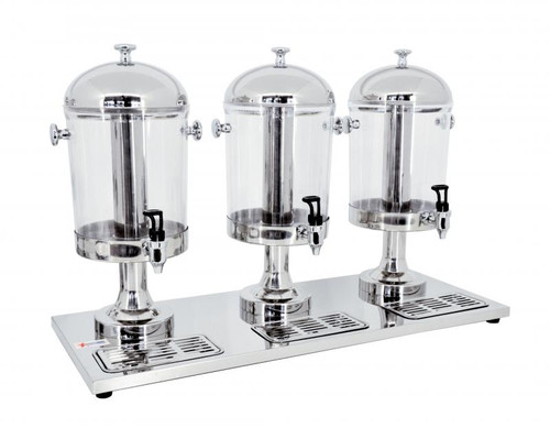 Omcan USA 19480 24 Qt. Triple Round Juice Dispenser