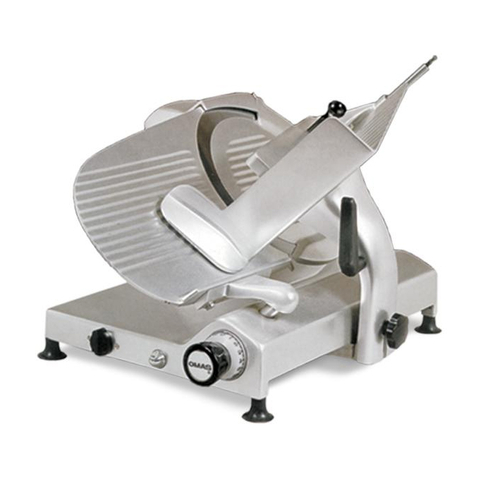 Omcan USA 13643 13" Anodized Aluminum Manual Omas Meat Slicer