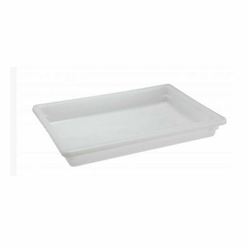 Omcan USA 85128 18" W x 3.5" H x 26" D White Polypropylene Rectangular Food Storage Container