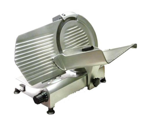 Omcan USA 21624 12" Anodized Aluminum Manual Elite Series Meat Slicer