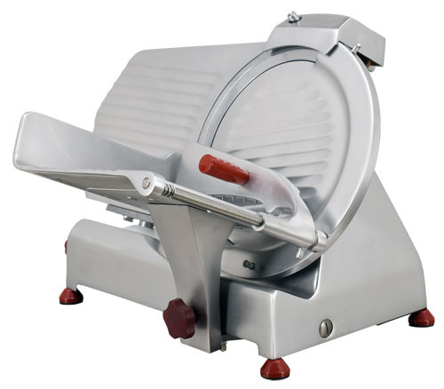 Omcan USA 21624 12" Anodized Aluminum Manual Elite Series Meat Slicer