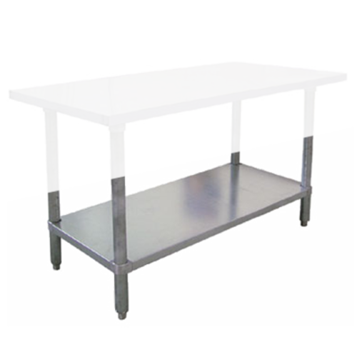 Omcan USA 17628 96" W x 30" D Galvanized Elite Series Undershelf
