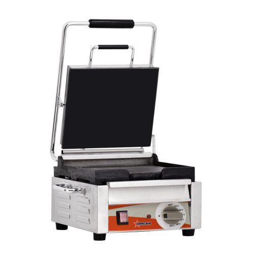 Omcan USA 21464 Cast Iron Single Plate Manual Sandwich Grill
