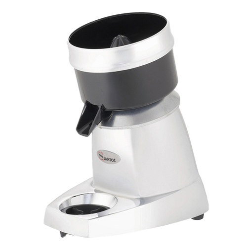 Omcan USA 44025 Steel and Aluminum Automatic Pulp Ejection Countertop Santos Citrus Juicer - 120 Volts
