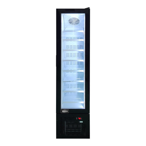 Omcan USA 47241 16.5" W Black 3.7 Cu. Ft. Hinged Door Freezer - 110 Volts