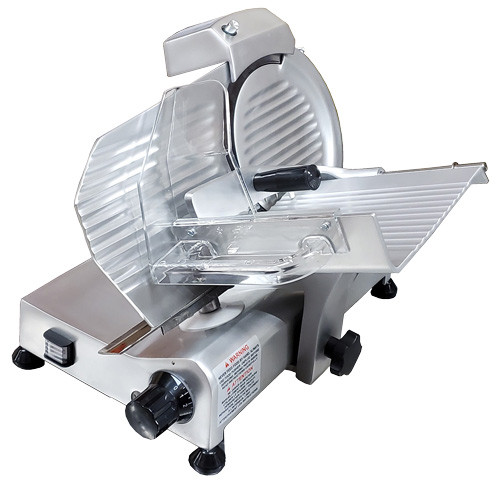 Omcan USA 13616 9" Anodized Aluminum Manual Elite Series Meat Slicer