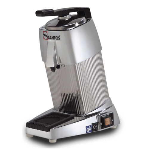 Omcan USA 39687 Stainless Steel and Aluminum Countertop Santos Citrus Juicer - 120 Volts 1-Ph