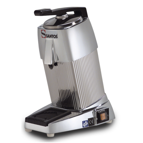 Omcan USA 39687 Stainless Steel and Aluminum Countertop Santos Citrus Juicer - 120 Volts 1-Ph