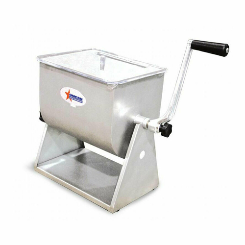 Omcan USA 19202 17 Lbs. Stainless Steel Manual Meat Mixer