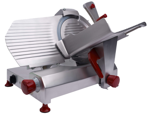 Omcan USA 13629 12" Anodized Aluminum Manual Meat Slicer
