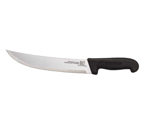 Omcan USA 12250 10" Black Handle Steak Knife
