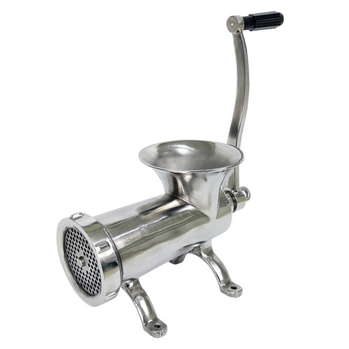 Omcan USA 44420 #22 Hub Stainless Steel Manual Meat Grinder
