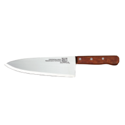 Omcan USA 11477 10" Stainless Steel Medium Stamped Cook Knife