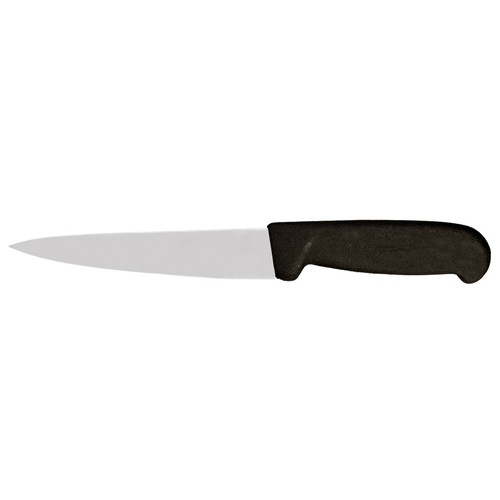 Omcan USA 12062 6" Black Handle Sticking Knife