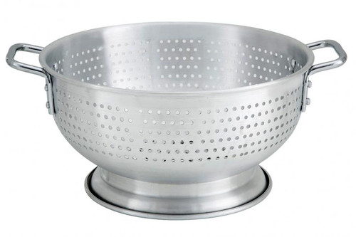 Omcan USA 80405 11 Qt. Aluminum Colander