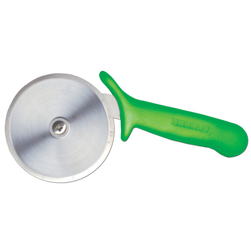 Omcan USA 18841 4" Green Handle R-Style Pizza Cutter