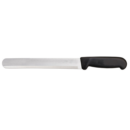 Omcan USA 12524 12" Black Handle Straight Slicer