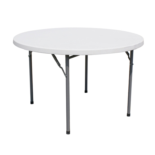 Omcan USA 41598 59" Dia. x 29.5"H Plastic Round Folding Table