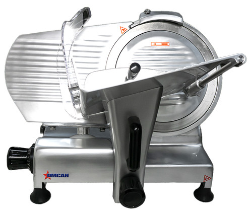 Omcan USA 19068 12" Anodized Aluminum Manual Meat Slicer