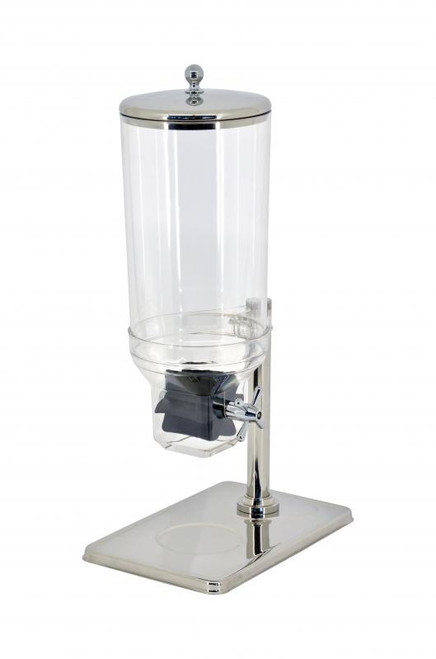 Omcan USA 80530 7 L. Countertop Stainless Steel Single Cereal Dispenser
