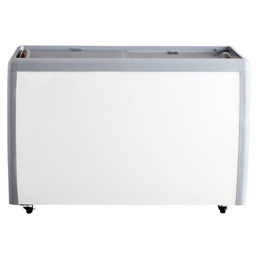 Omcan USA 46495 16.6 Cu. Ft. All White Exterior Ice Cream Display Chest Freezer - 110 Volts