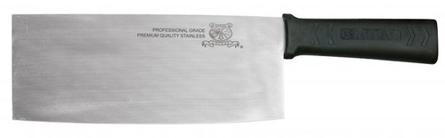Omcan USA 16816 8" Black Handle Chinese Cleaver