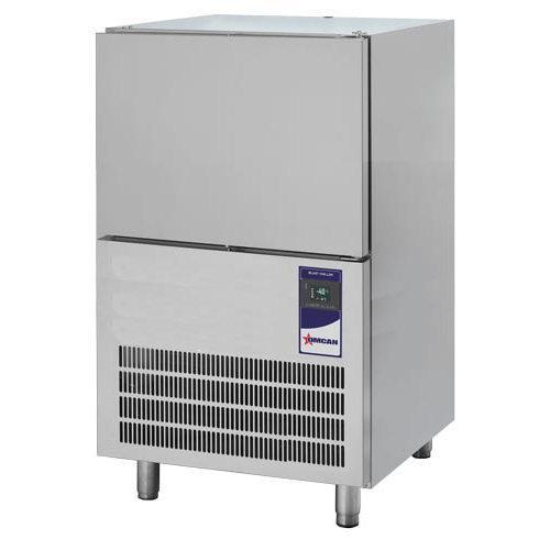 Omcan USA 46673 44" W Self-Contained Refrigeration Stainless Steel Reach-In Blast Chiller - 220 Volts