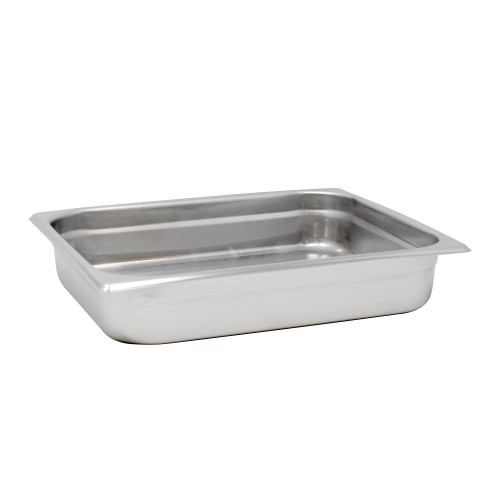 Omcan USA 80262 2.5" Deep Stainless Steel Solid Half Size Steam Table Pan
