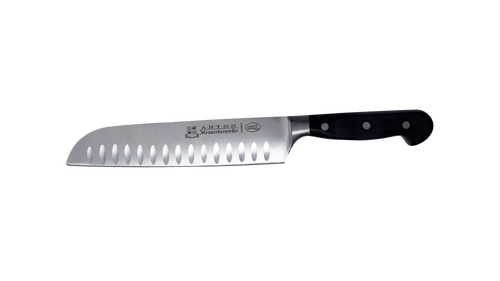 Omcan USA 17892 8" Graton Edge Multi-Purpose Santoku Knife