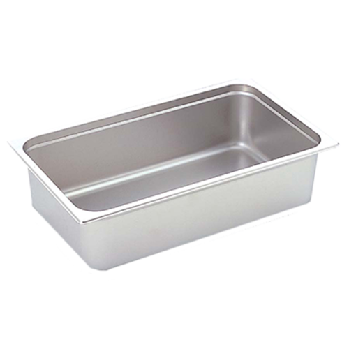 Omcan USA 80257 2.5" Deep Stainless Steel Solid Full Size Steam Table Pan