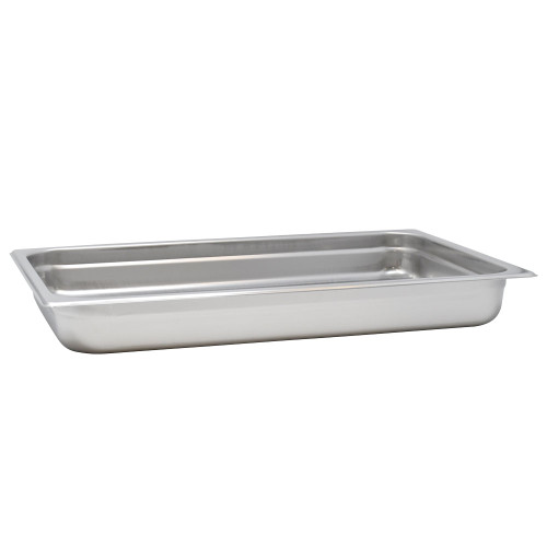 Omcan USA 80257 2.5" Deep Stainless Steel Solid Full Size Steam Table Pan