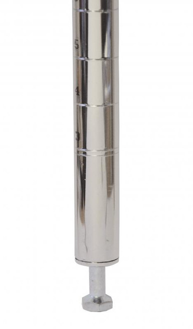 Omcan USA 20095 72" H Chrome Finish Post