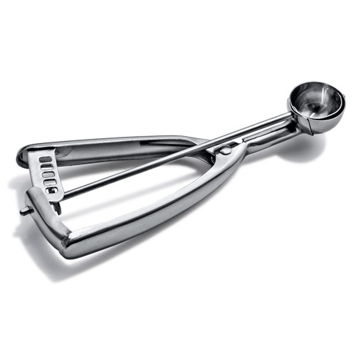Omcan USA 34860 0.38 Oz. Metal Handle Stainless Steel Ice Cream Scoop Disher