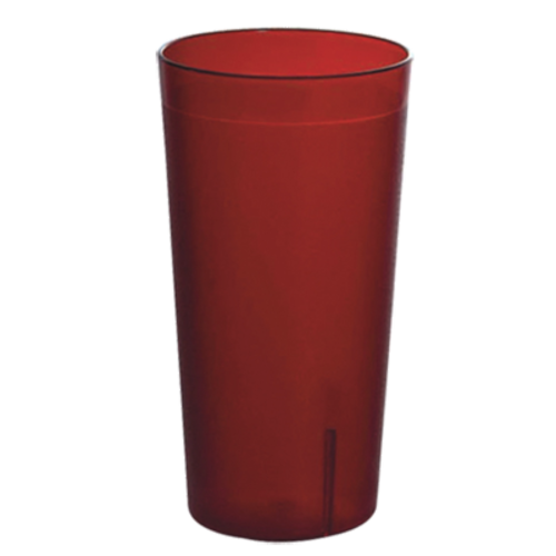 Omcan USA 80329 5 Oz. Red Plastic Pebbled Tumbler