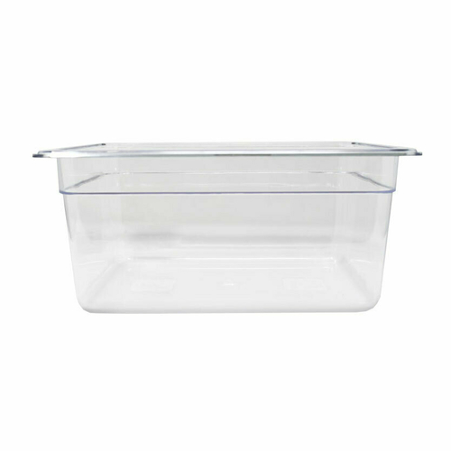 Omcan USA 80064 5.88" H Clear Polycarbonate 0.5 Size Food Pan