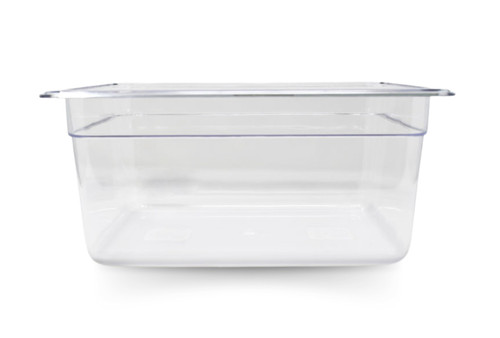 Omcan USA 80064 5.88" H Clear Polycarbonate 0.5 Size Food Pan