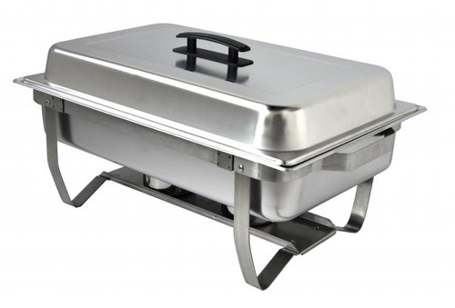 Omcan USA 31354 9 Quart Rectangular Stainless Steel Chafing Dish