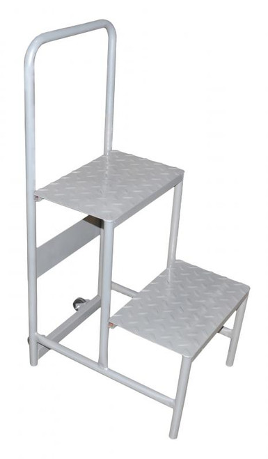 Omcan USA 31368 Welded with Bar 2 Step Ladder