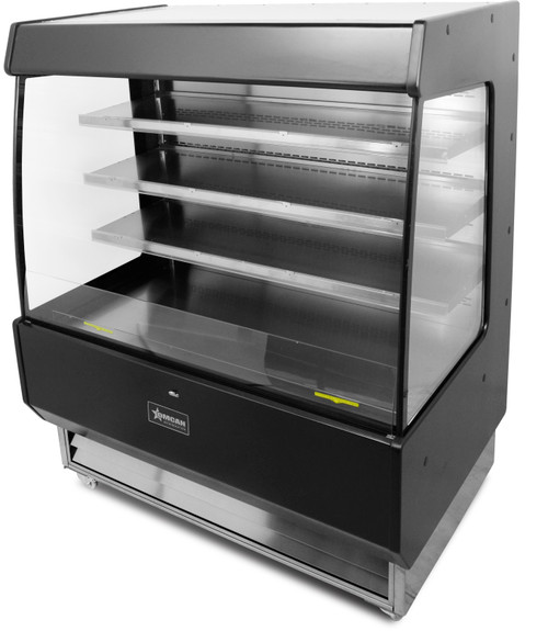 Omcan USA 44377 51.7" W Vertical Open Refrigerated Merchandiser - 110 Volts