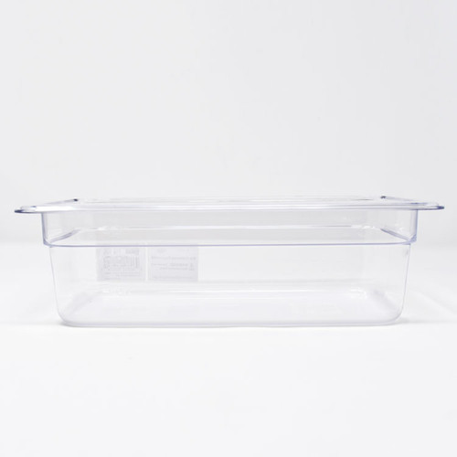 Omcan USA 80074 Clear Polycarbonate 0.33 Size Food Pan