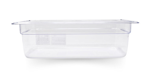 Omcan USA 80074 Clear Polycarbonate 0.33 Size Food Pan