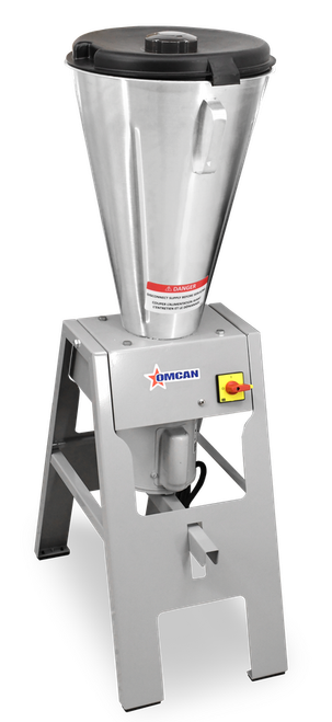Omcan USA 37969 15 Liter Stainless Steel Tilted Blender - 110 Volts 1-Ph