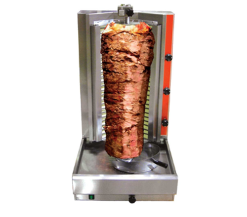 Omcan USA 20369 66 Lbs. Stainless Steel Electric Vertical Broiler Gyro - 6000 Watts