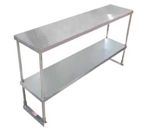 Omcan USA 23990 Stainless Steel Double Shelves Overshelf