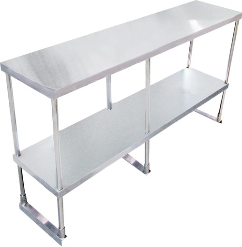 Omcan USA 23990 Stainless Steel Double Shelves Overshelf