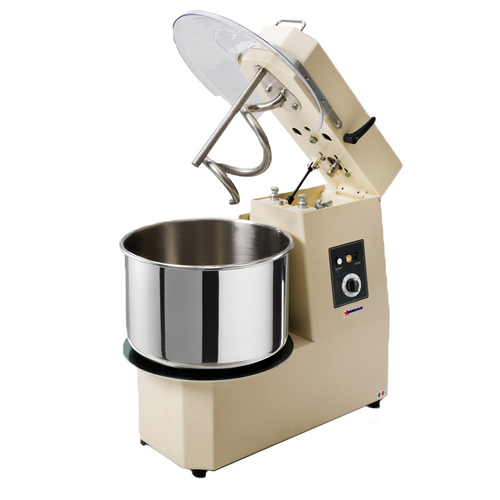 Omcan USA 47288 70.5 Lbs. Stainless Steel Removable Froged Tool Spiral Mixer - 220 Volts 1.5 HP